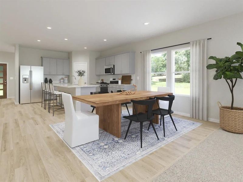 Furnished interior view inside a new home in Stratton Place, Greenville (Image 3).