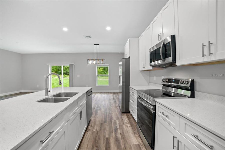 Furnished interior view inside a new home in , Lake Wales (Image 10).