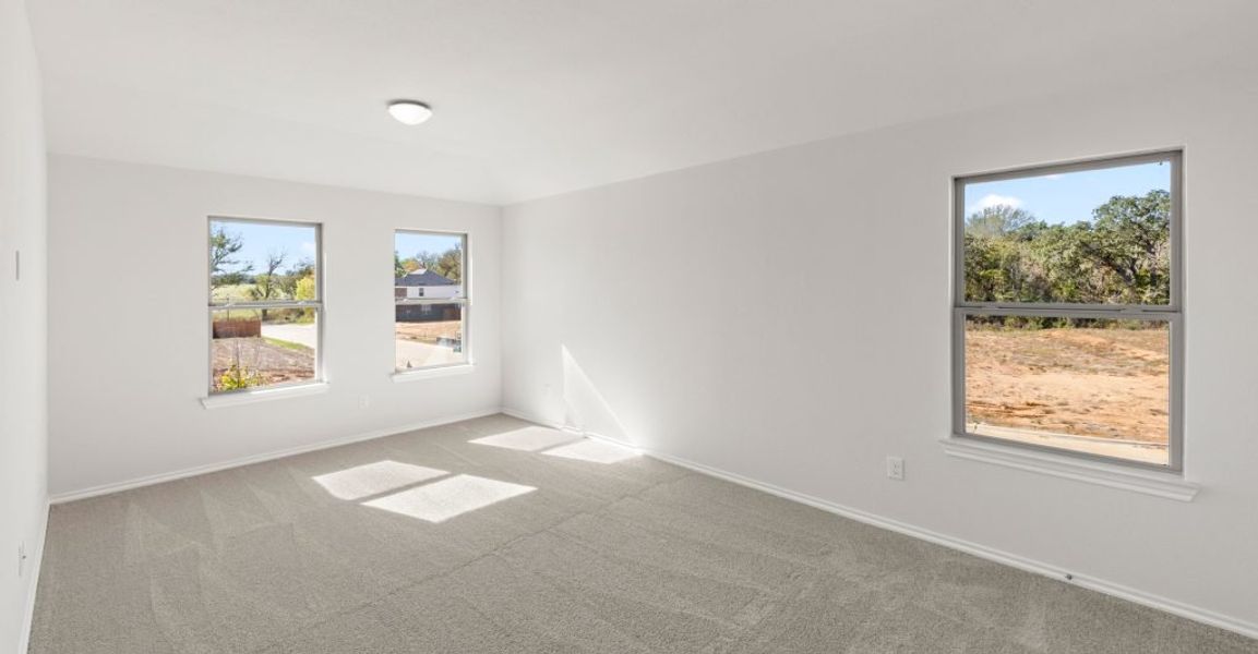 Representative exterior photo of a completed home built from the Raleigh by Impression Homes in ValleyBrooke, Mesquite, TX (Image 12).