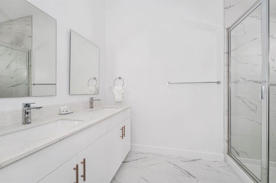 Furnished interior view inside a new home in , Davenport (Image 14).