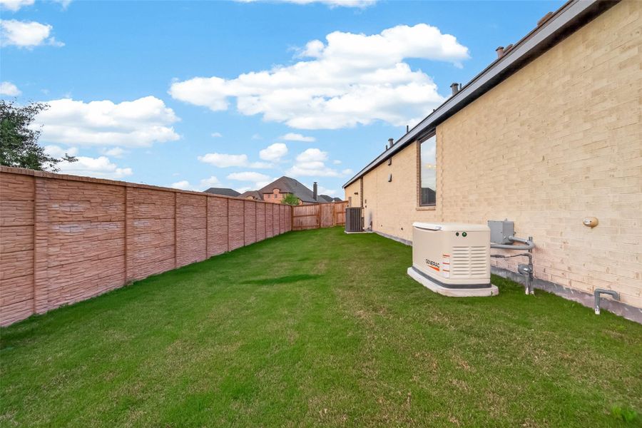 Hurricane on the way?  No worries about the loss of electricity with this Whole Home Generator!  Super nice feature in the summer or winter!!