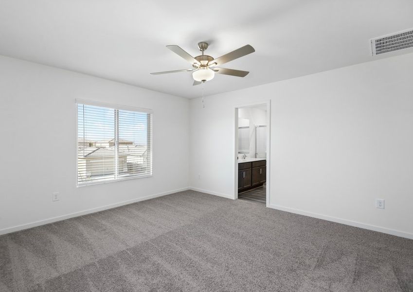 The master bedroom is the perfect space to relax and unwind.