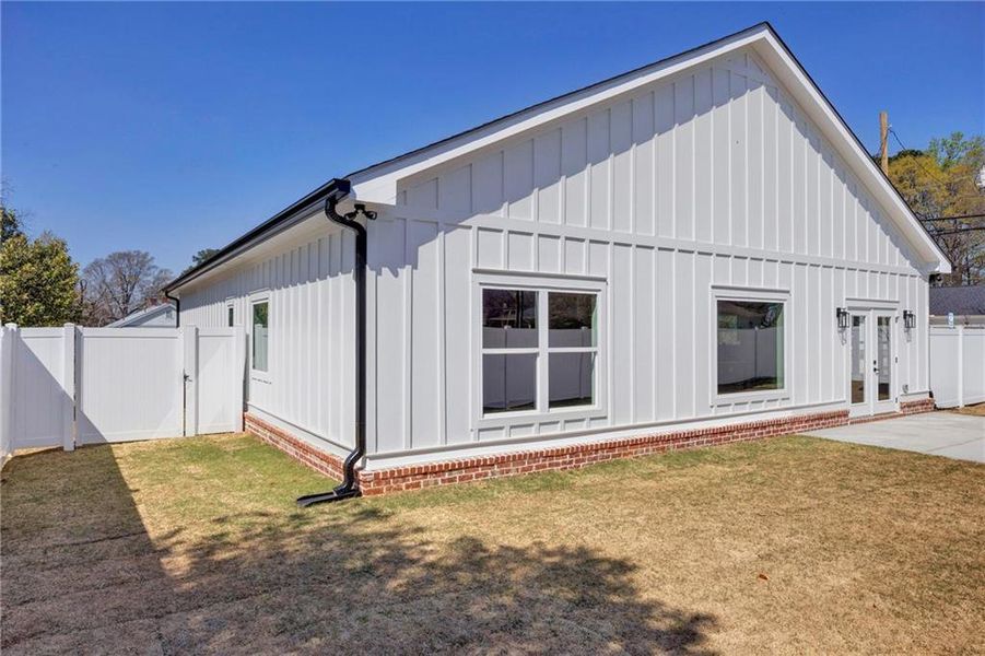 Exterior details and patio area of a home in , Covington (Image 3). Exterior details and patio area of a home in , Covington (Image 3).