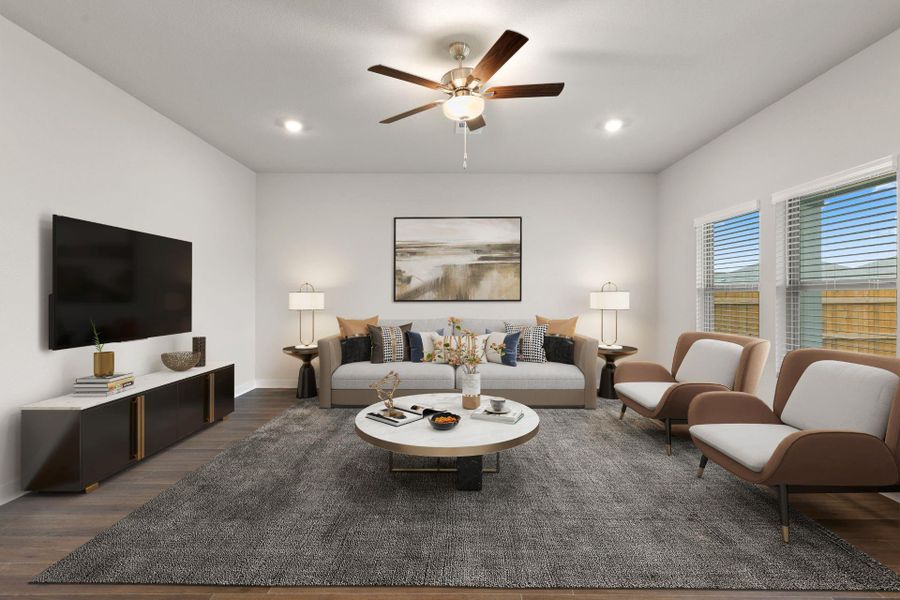 Furnished interior view inside a new home in Westridge Cove, Conroe (Image 12). Furnished interior view inside a new home in Westridge Cove, Conroe (Image 12).