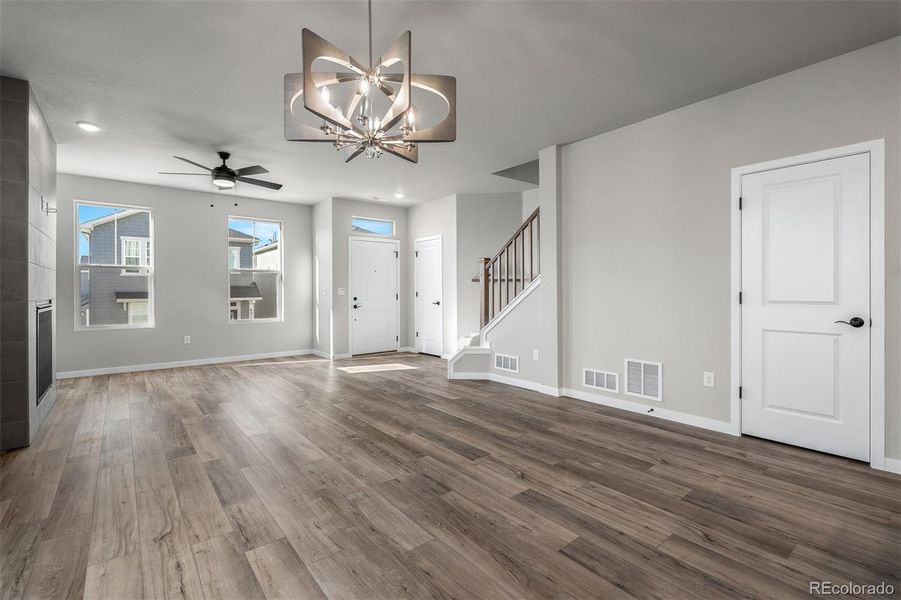 Spacious, unfurnished interior of a new home in Revel Crossing at Wolf Ranch – The Ascent Collection, Colorado Springs (Image 18).