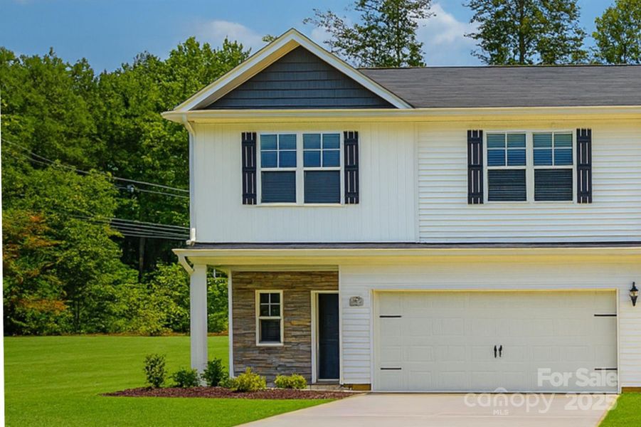 Front exterior of a new home in , Charlotte, NC, highlighting curb appeal (Image 15).