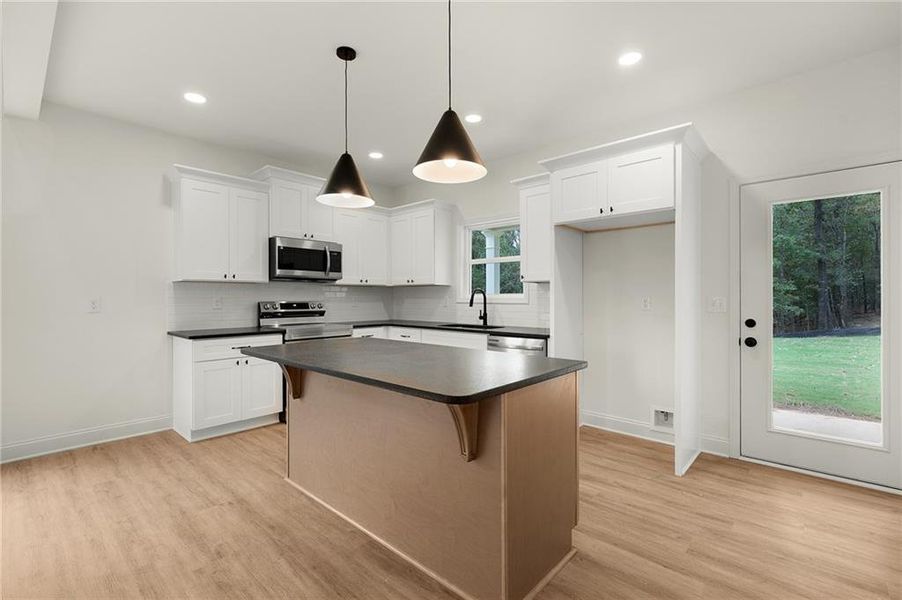 Furnished interior view inside a new home in , Calhoun (Image 4). Furnished interior view inside a new home in , Calhoun (Image 4).