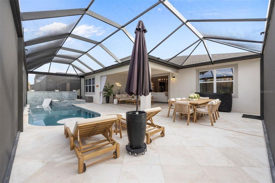 Exterior details and patio area of a home in , Wesley Chapel (Image 38). Exterior details and patio area of a home in , Wesley Chapel (Image 38).