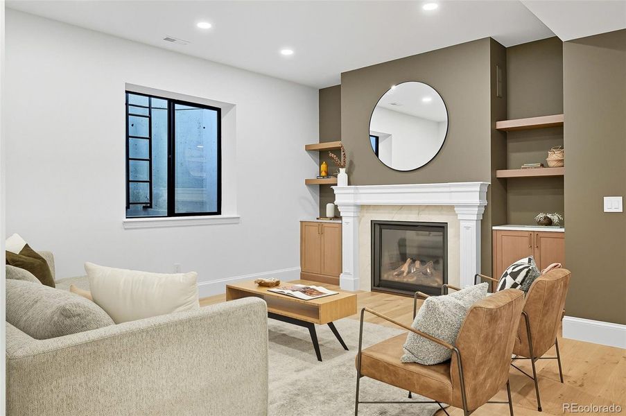 Furnished interior view inside a new home in , Denver (Image 39).