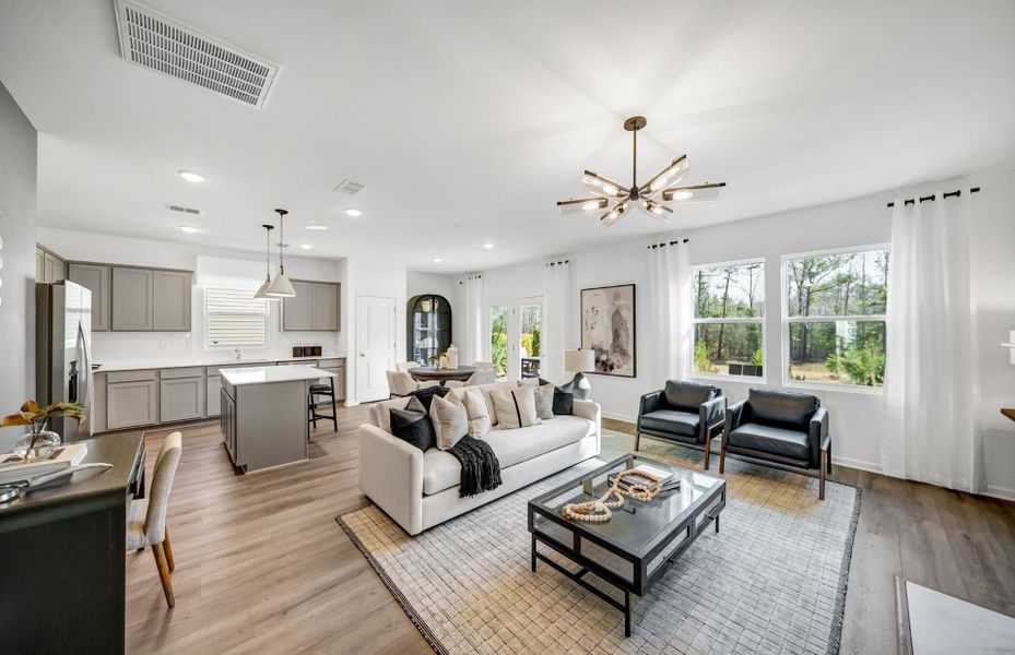 Furnished interior view inside a new home in Grand Arbor, Blythewood (Image 11).