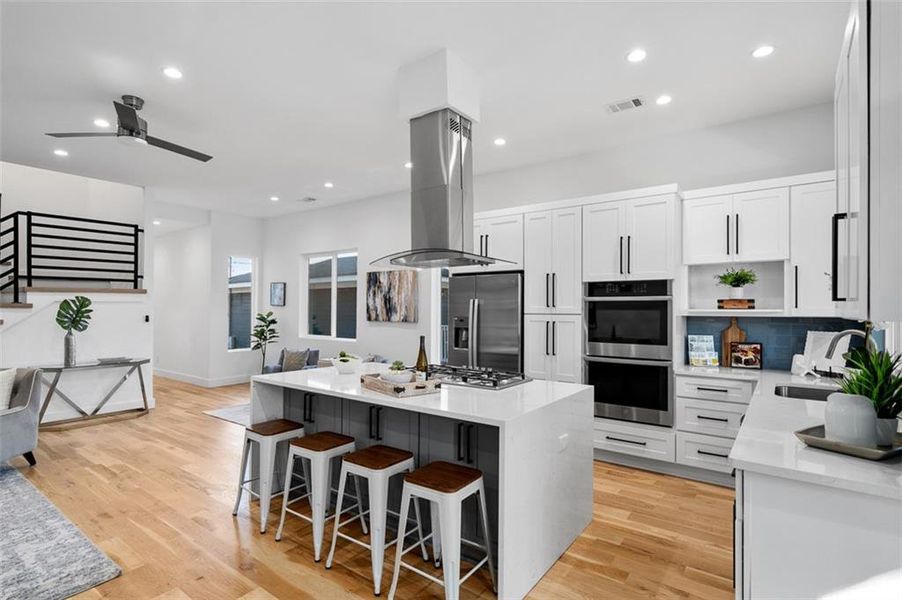 Furnished interior view inside a new home in , Atlanta (Image 10). Furnished interior view inside a new home in , Atlanta (Image 10).