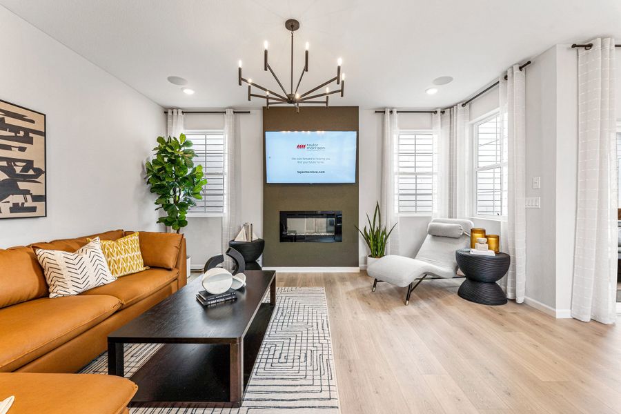 Furnished interior view inside a new home in Parterre, Thornton (Image 12). Furnished interior view inside a new home in Parterre, Thornton (Image 12).