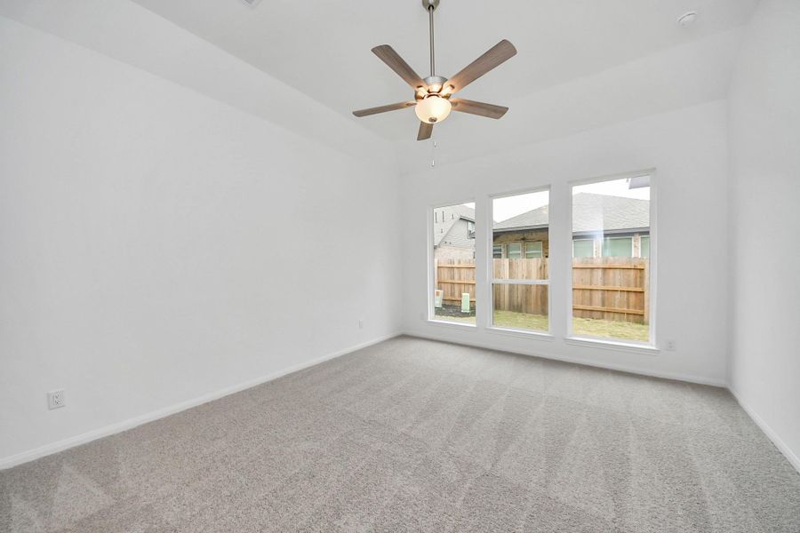 Spacious, unfurnished interior of a new home in 50' Traditional Homes at Elyson, Katy (Image 24). Spacious, unfurnished interior of a new home in 50' Traditional Homes at Elyson, Katy (Image 24).