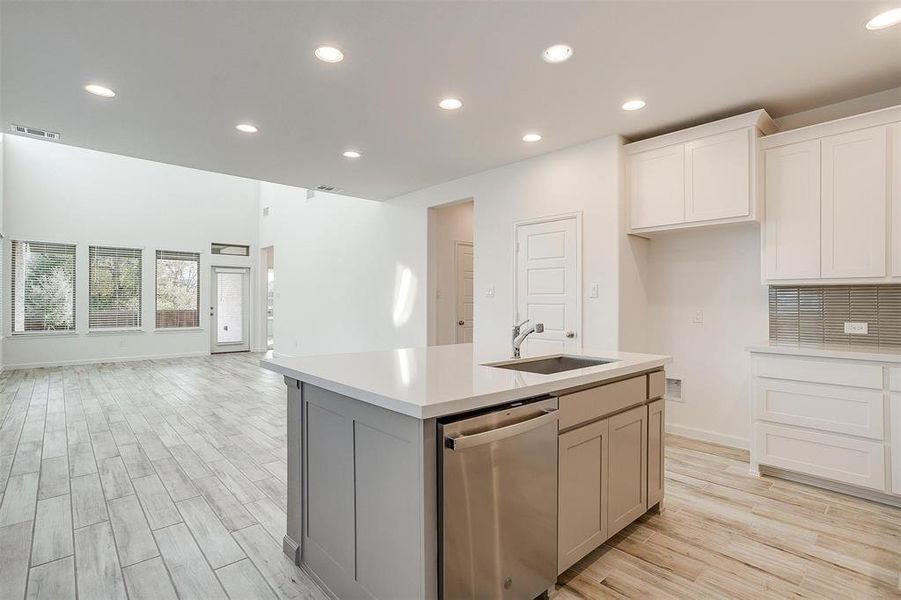 Furnished interior view inside a new home in Prairie Oaks, Oak Point (Image 14).