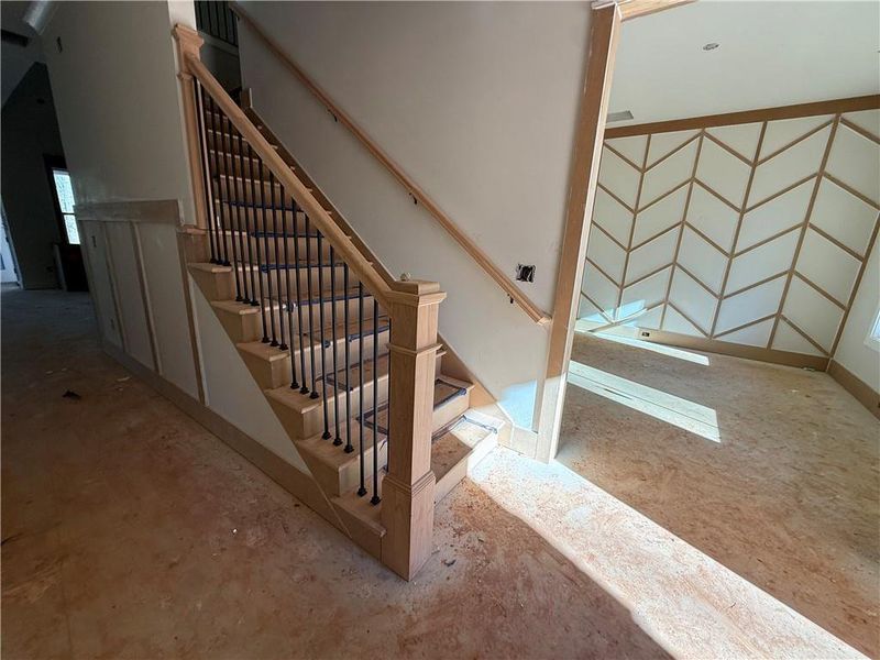 In-progress construction of a new home in , Pendergrass, GA (Image 29).