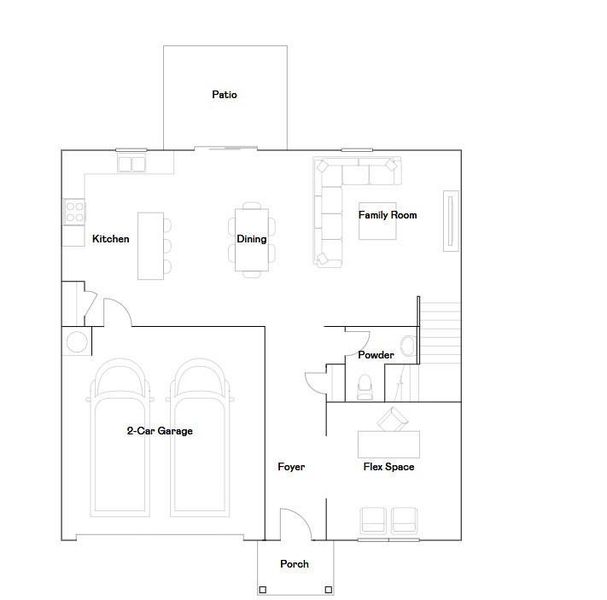 2D floor plan layout of this home in Apalachee Hills, Bethlehem, GA (Image 4). 2D floor plan layout of this home in Apalachee Hills, Bethlehem, GA (Image 4).