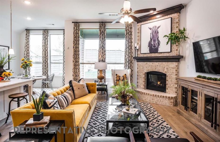 Furnished interior view inside a new home in Gateway Village - The Reserve, Denison (Image 17).