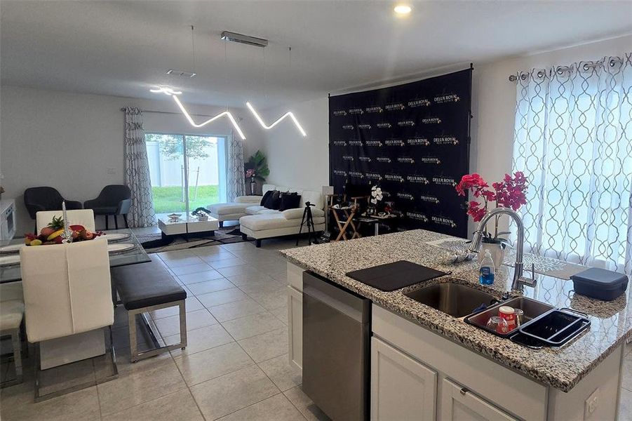 Furnished interior view inside a new home in Hammock Reserve, Haines City (Image 11).