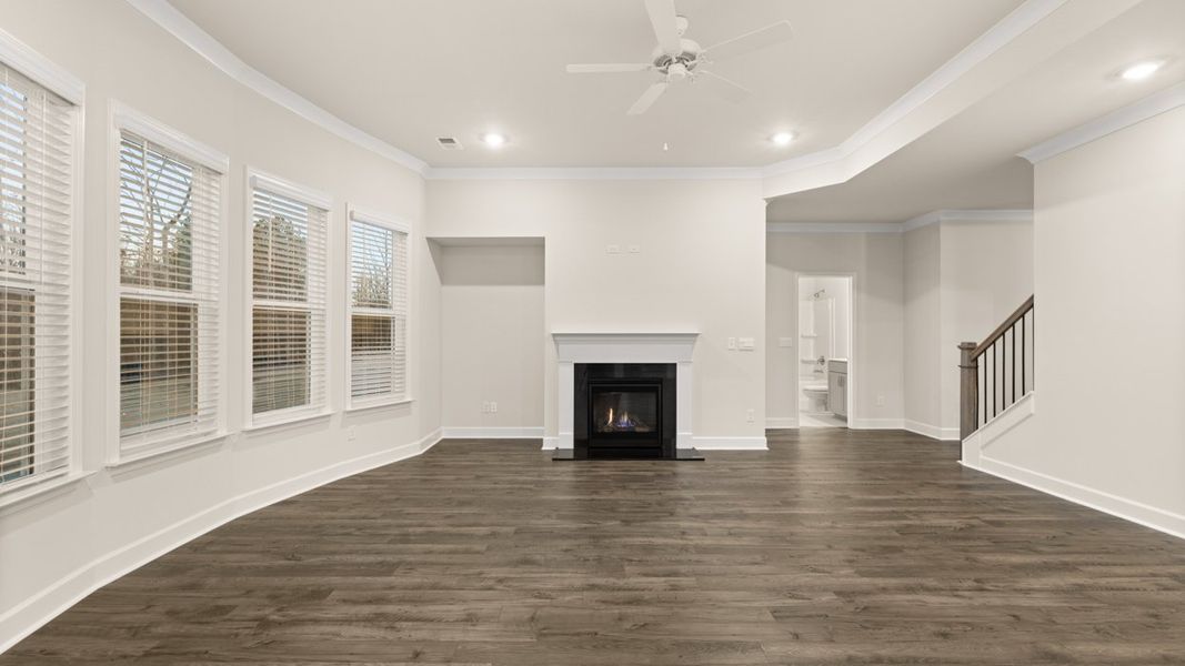Spacious, unfurnished interior of a new home in The Gates at Pates Creek, Hampton (Image 19).
