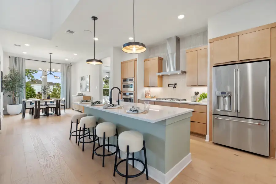 Furnished interior view inside a new home in Turner's Crossing, Buda (Image 8).