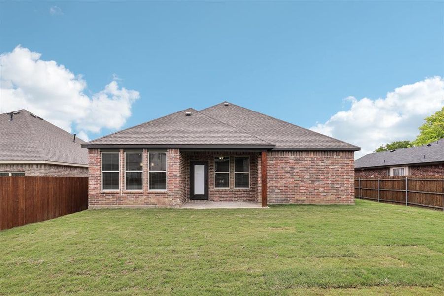 Front exterior of a new home in , Alvarado, TX, highlighting curb appeal (Image 1). Front exterior of a new home in , Alvarado, TX, highlighting curb appeal (Image 1).