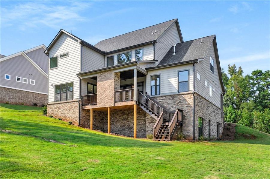 Front exterior of a new home in , Jefferson, GA, highlighting curb appeal (Image 22).
