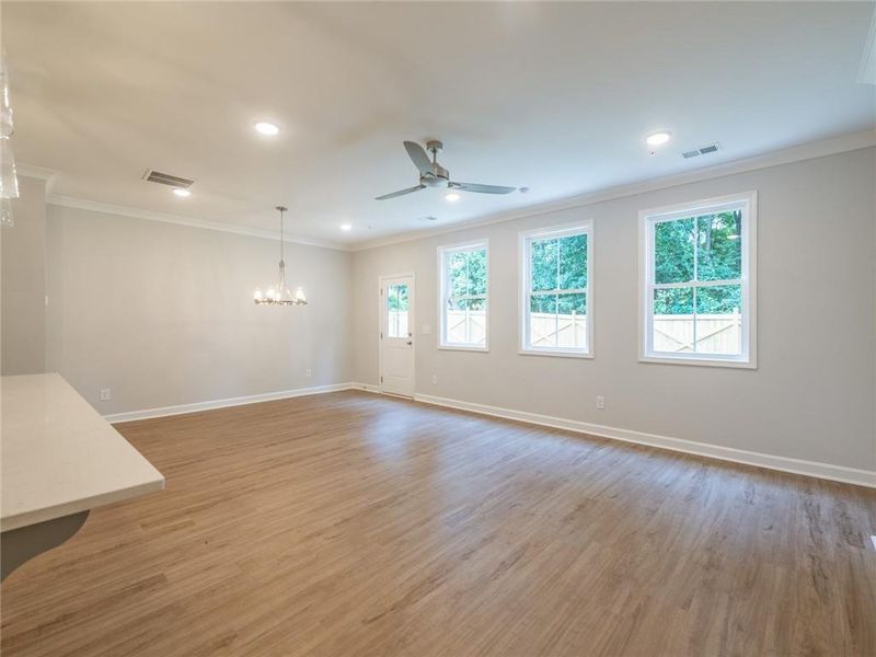 Spacious, unfurnished interior of a new home in River Walk Place, Lawrenceville (Image 20).
