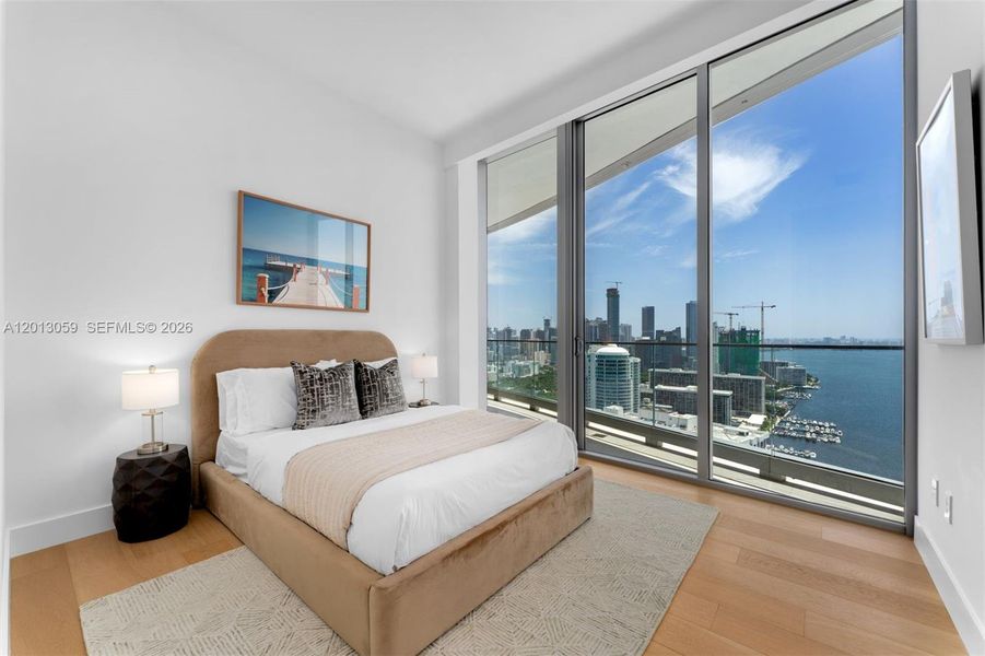 Furnished interior view inside a new home in , Miami (Image 31).