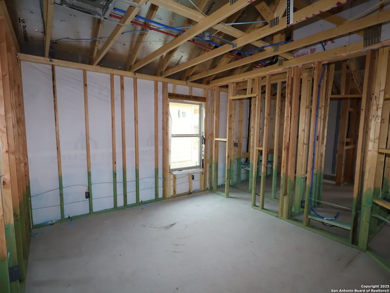 In-progress construction of a new home in Winding Brook, San Antonio, TX (Image 28).