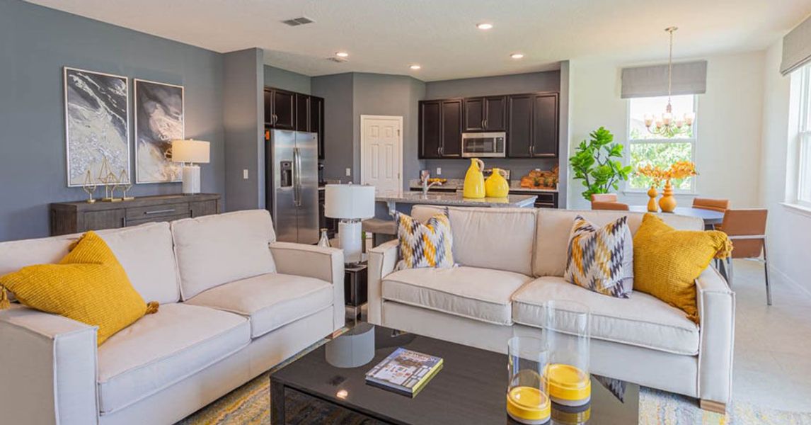 Family Room and Kitchen Family Room and Kitchen