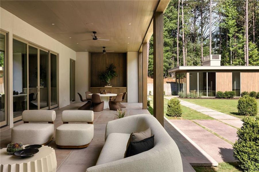 Exterior details and patio area of a home in , Chattahoochee Hills (Image 20). Exterior details and patio area of a home in , Chattahoochee Hills (Image 20).