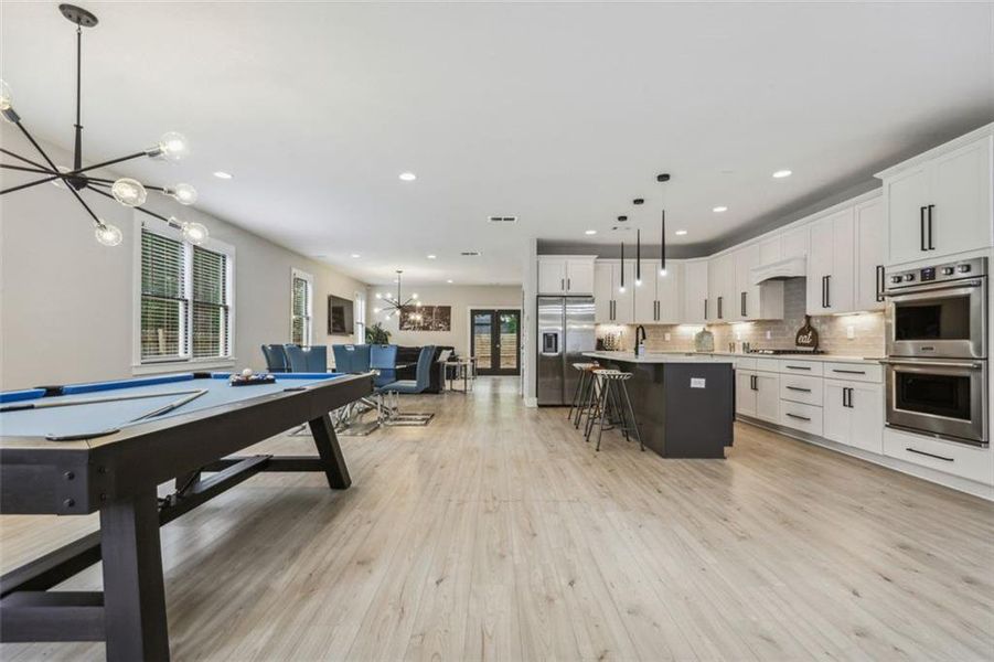 Furnished interior view inside a new home in , Atlanta (Image 7). Furnished interior view inside a new home in , Atlanta (Image 7).