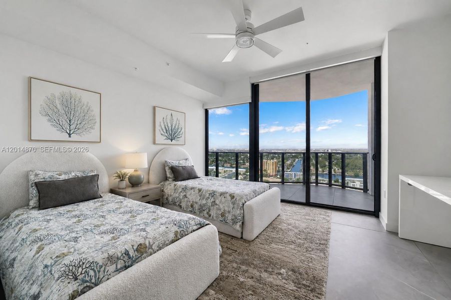 Furnished interior view inside a new home in , Pompano Beach (Image 38).