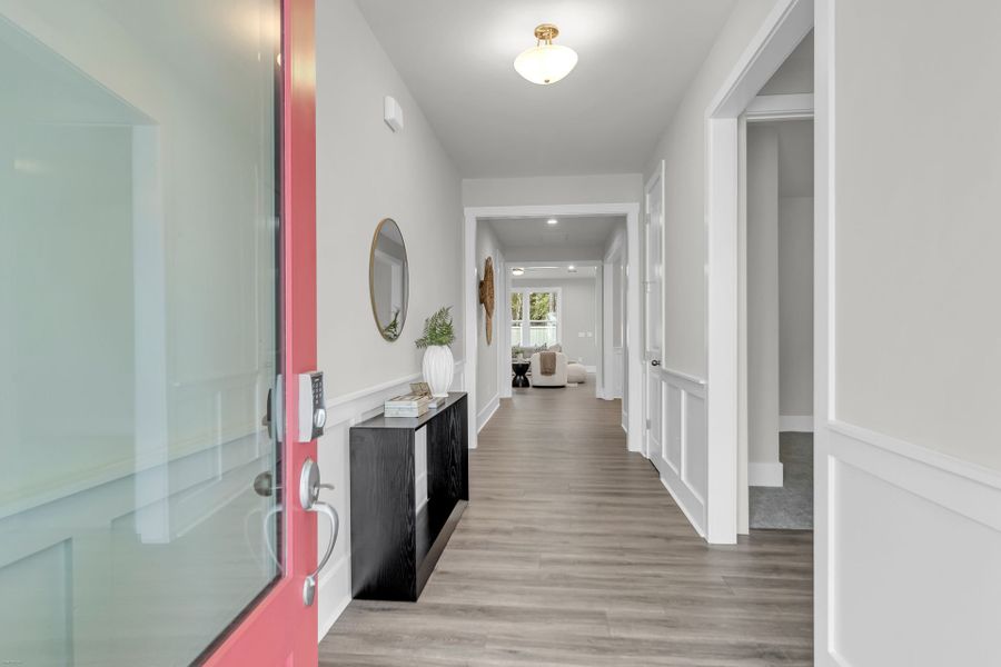 Furnished interior view inside a new home in Homecoming, Ravenel (Image 3).