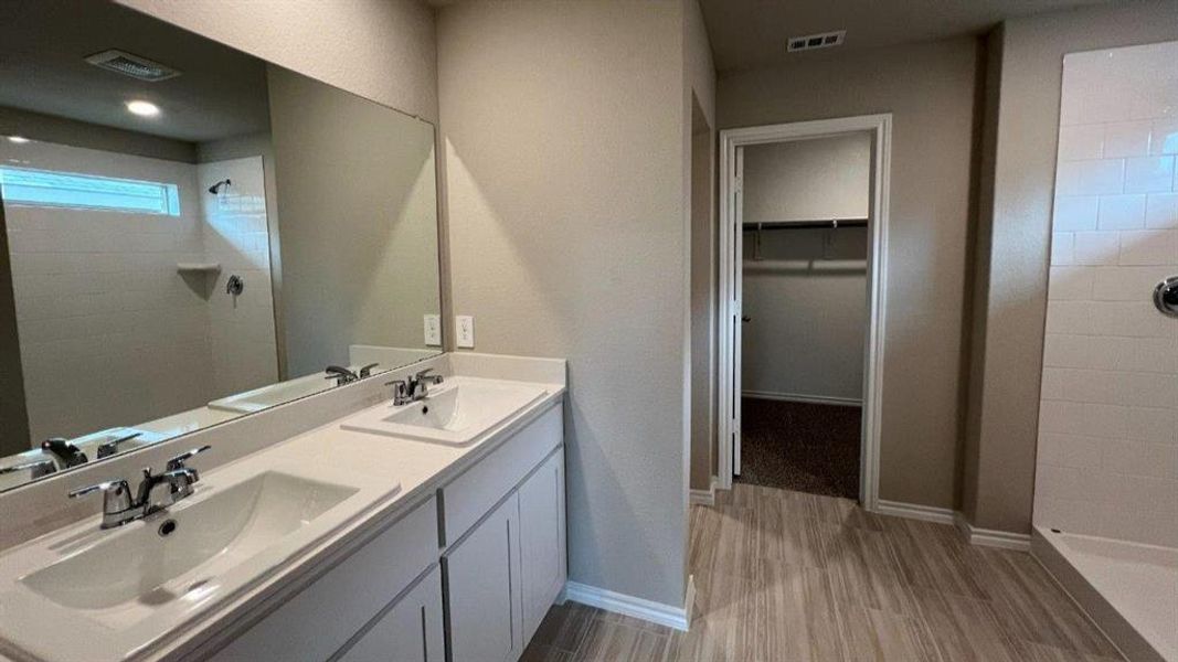Furnished interior view inside a new home in Rosewood at Beltmill, Fort Worth (Image 6). Furnished interior view inside a new home in Rosewood at Beltmill, Fort Worth (Image 6).