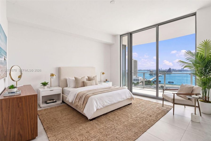 Furnished interior view inside a new home in , Miami (Image 13). Furnished interior view inside a new home in , Miami (Image 13).