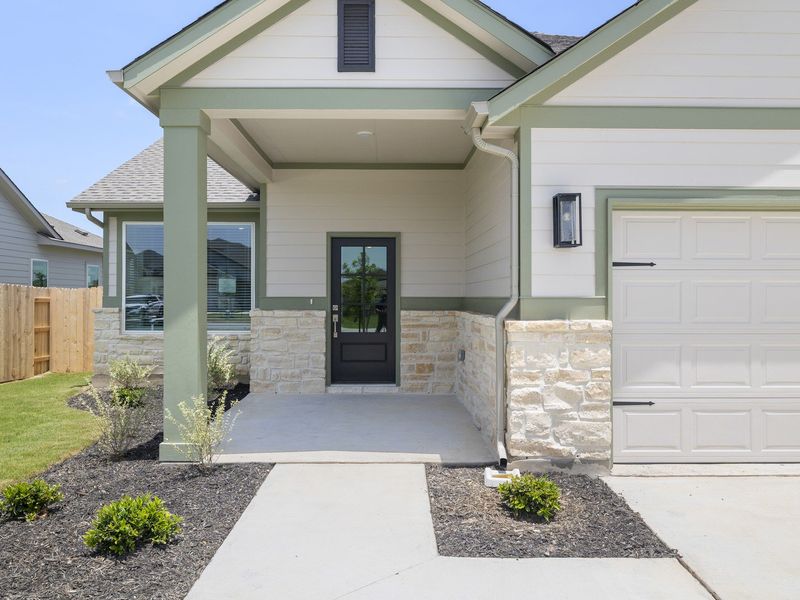 Exterior details and patio area of a home in Grande Estates, Bertram (Image 3). Exterior details and patio area of a home in Grande Estates, Bertram (Image 3).