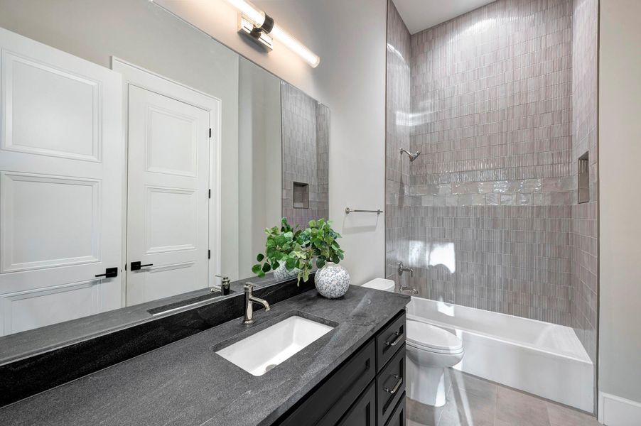 Furnished interior view inside a new home in , Houston (Image 17).