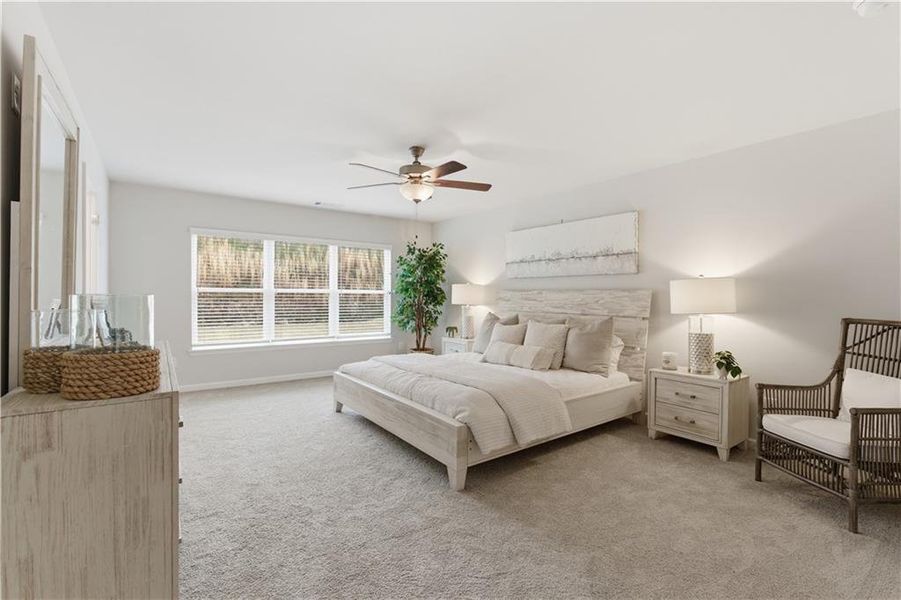 Furnished interior view inside a new home in Meadow Pines, Dallas (Image 10).
