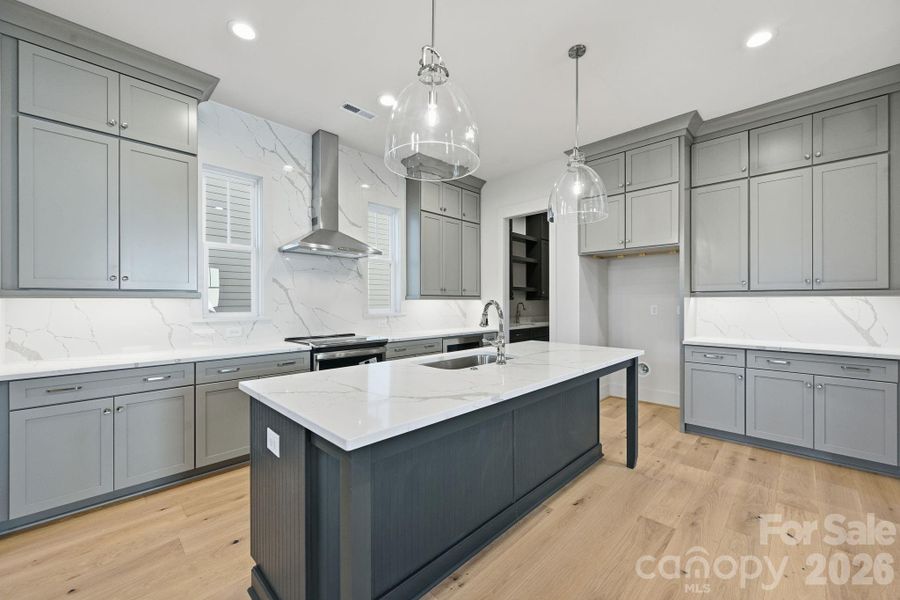Furnished interior view inside a new home in The River District, Charlotte (Image 9).