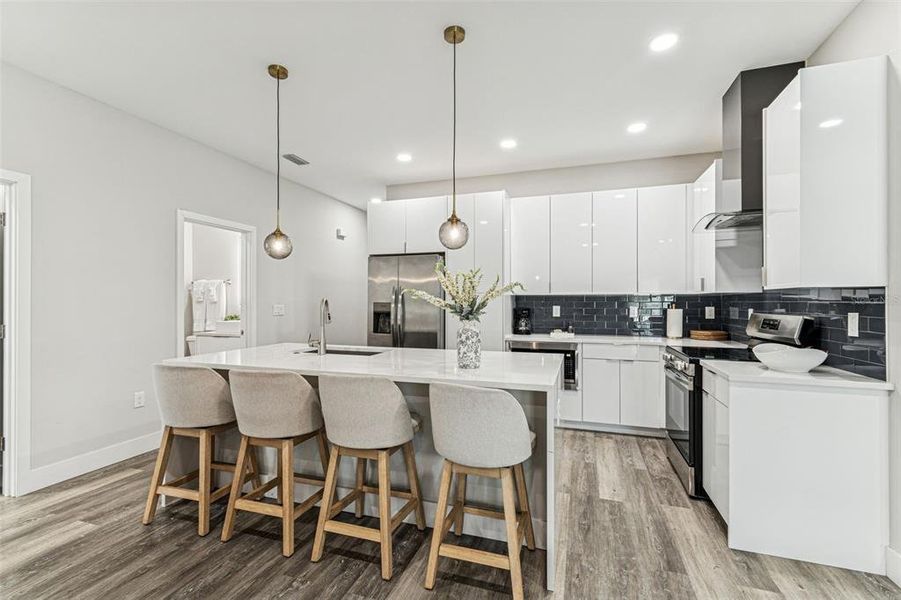 Furnished interior view inside a new home in , Tampa (Image 11).