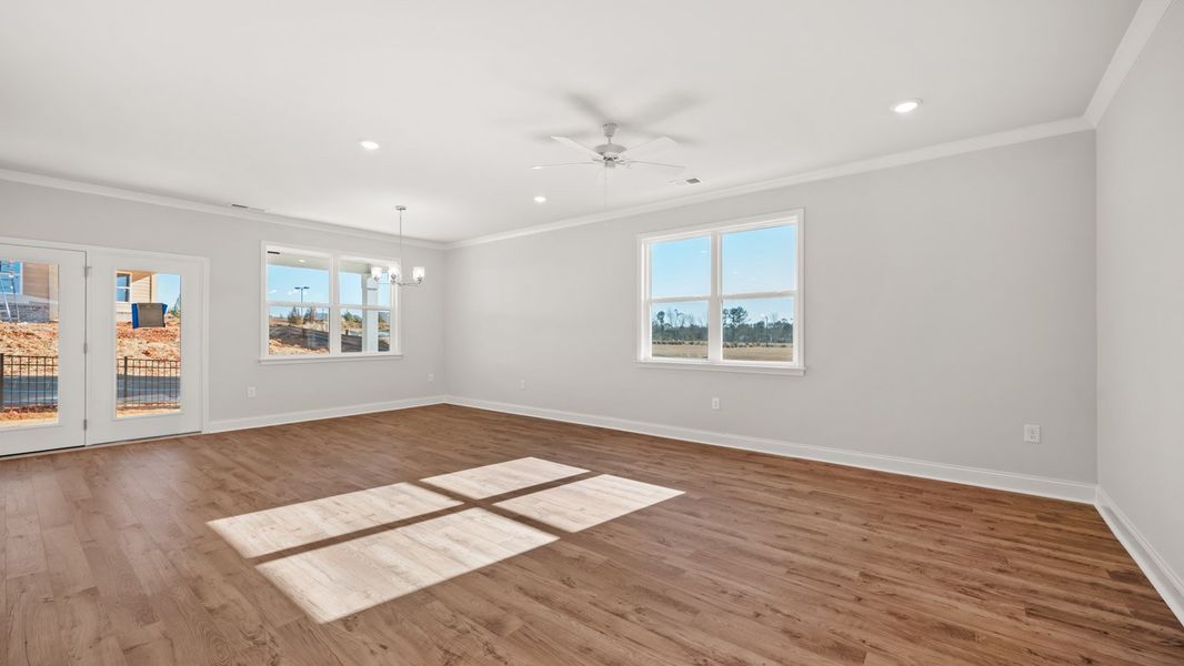 Spacious, unfurnished interior of a new home in Oak Ridge Meadows, Locust Grove (Image 19).