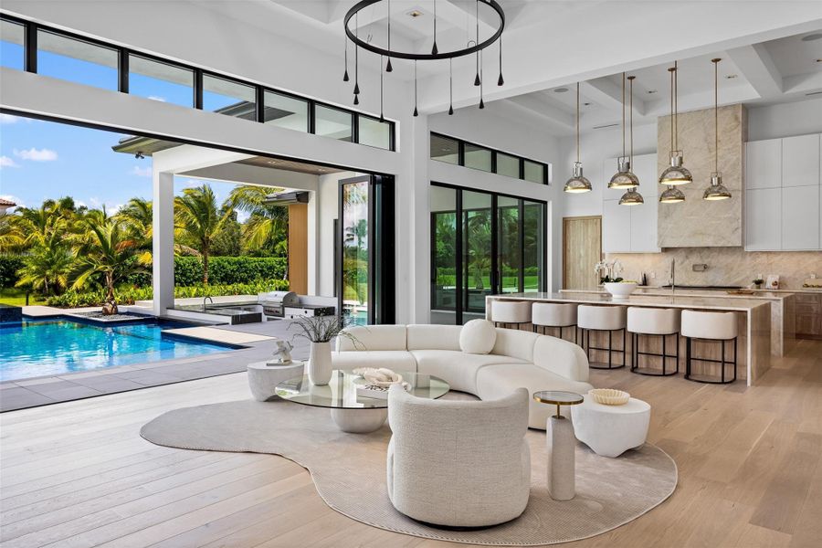 Furnished interior view inside a new home in , Southwest Ranches (Image 12).