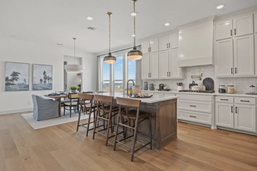 Furnished interior view inside a new home in Uptown Celina, Celina (Image 9).