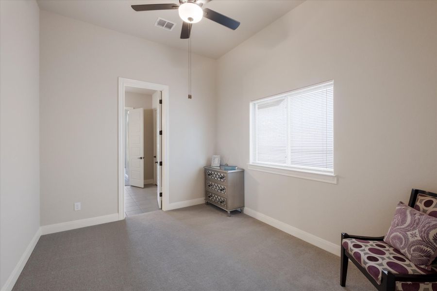 Representative unfurnished interior of a home built from the The Davinci by Whitestone Custom Homes in Johnson Ranch, Bulverde (Image 61).