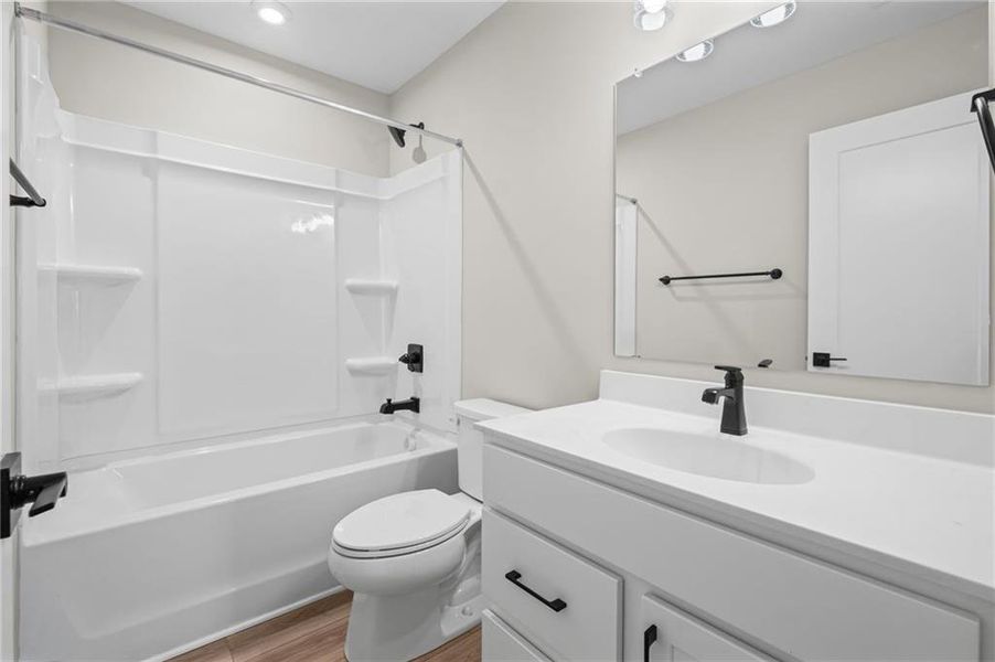 Furnished interior view inside a new home in Governor’s Preserve, Canton (Image 15).