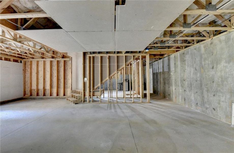 In-progress construction of a new home in , Sugar Hill, GA (Image 48).