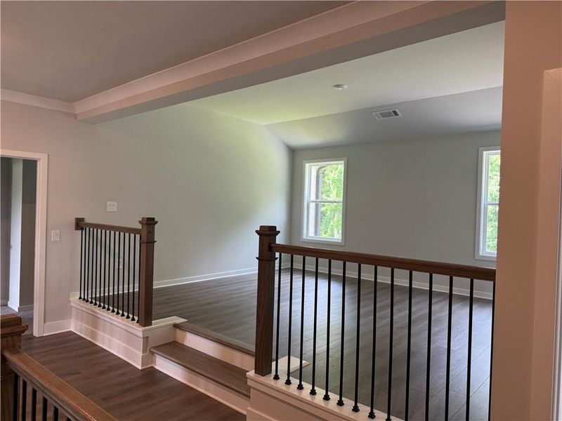 Spacious, unfurnished interior of a new home in Rosewood Lake Estates, Hoschton (Image 27). Spacious, unfurnished interior of a new home in Rosewood Lake Estates, Hoschton (Image 27).