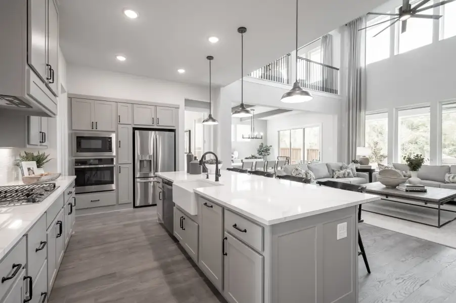 Furnished interior view inside a new home in Sienna 60’, Missouri City (Image 54). Furnished interior view inside a new home in Sienna 60’, Missouri City (Image 54).
