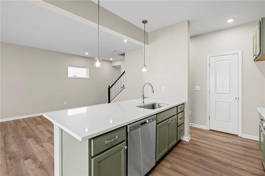 Furnished interior view inside a new home in Villas at Gold Creek, Dawsonville (Image 7).